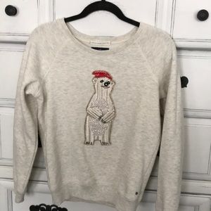 😻 AE Polar Bear crew neck sweatshirt. So cute!